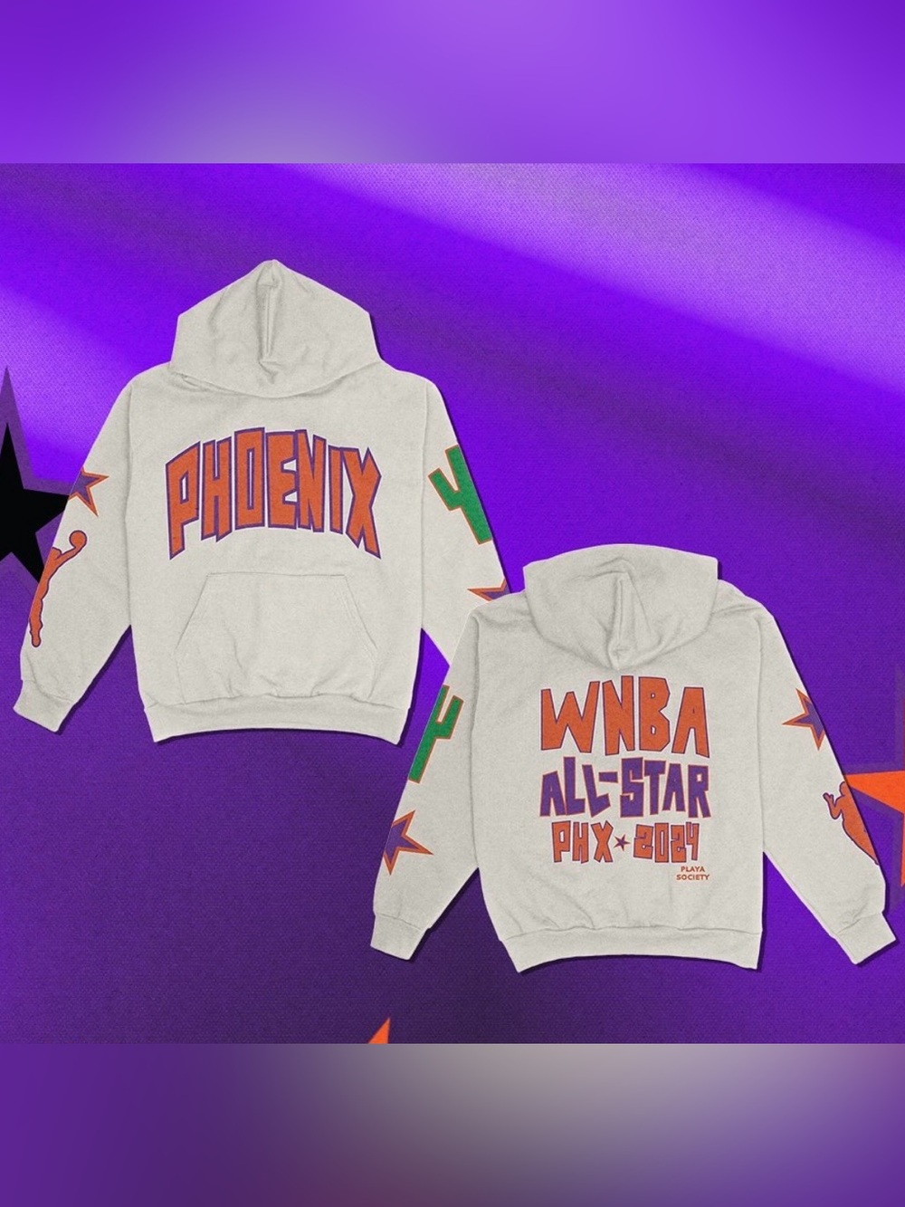 Playa Society x WNBA | Phoenix Mercury Hoodie